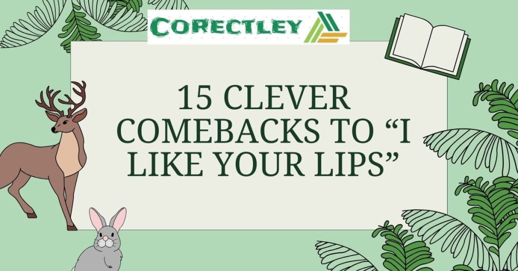 15 Clever Comebacks To “I Like Your Lips”