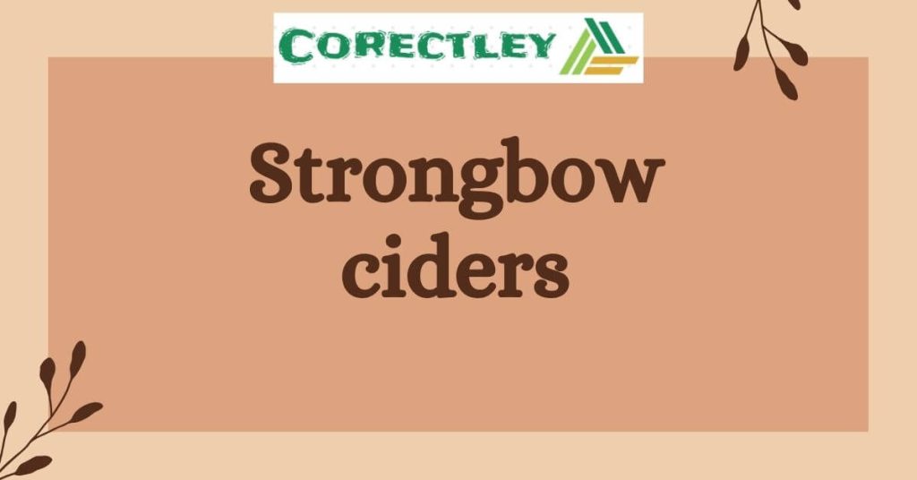 Strongbow ciders